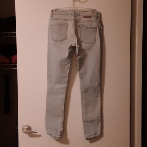 Zara Basic Ripped Distresded Skinny Jeans 4 - Picture 8 of 12